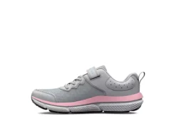 Under Armour Girls Assert 10 Sneaker - Grey -Teenager Shoes Shop US 01 808337 02