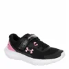 Under Armour Girls Surge 3 Sneaker - Black -Teenager Shoes Shop US 01 808342 00