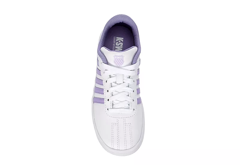 K-swiss Girls Classic Vn Sneaker - White 8 K-swiss Girls Classic Vn Sneaker - White - Image 6
