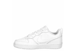 Nike Boys Court Borough 2 Low Top Sneaker - White 12 Nike Boys Court Borough 2 Low Top Sneaker - White -Teenager Shoes Shop US 01 831021 03
