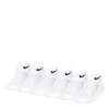 Nike Boys Mesh Cushioned Ankle Socks 6 Pairs - White -Teenager Shoes Shop US 01 900405 00