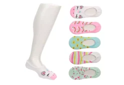 Ladeda Girls Unicorn Liner Socks 6 Pairs - Assorted