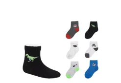 Sof Sole Boys Heel Icons Low Cut Socks 6 Pairs - Assorted