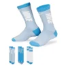 Nike Boys Graphic Crew Socks 3 Pairs - Light Blue