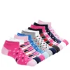 Ladeda Girls Hearts And Stripes No Show Socks 10 Pairs - Assorted -Teenager Shoes Shop US 01 902477 00
