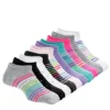 Ladeda Girls Stripes And Dots No Show Socks 10 Pairs - Assorted -Teenager Shoes Shop US 01 902478 00