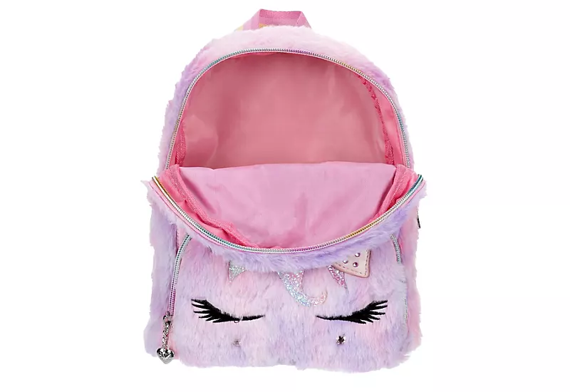 Omg Girls Miss Gwen Faux Fur Mini Backpack - Pink 6 Omg Girls Miss Gwen Faux Fur Mini Backpack - Pink - Image 4