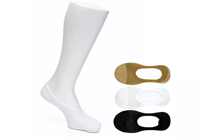 Sof Sole Girls Liner Socks 6 Pairs - Assorted 3 Sof Sole Girls Liner Socks 6 Pairs - Assorted