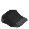 Skechers Boys No Show Socks 6 Pairs - Black -Teenager Shoes Shop US 01 940259 00
